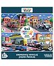 Nesta toys 4 in 1 Jigsaw Puzzle - Emergency Vehicles (9 Pcs - 20 Pcs)