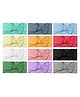 SYGA Set Of 12  Jacquard Embellishment Bow Detailed Headb&  - Multicolor