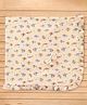 CUCUMBER Cotton Knit Towel With Frill Detailing & Ice Cream Print L 81 x B 81 cm - Light Peach
