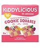 Organix Kiddylicious Cookie Squares,Strawberry, Banana & Beetroot (18m+) - 144g (6x24g)