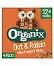 Organix Mini Flapjack Bites, Oat & Raisin (12m+) - 80g (4x20g)