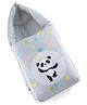 Babyhug 100% Cotton Digital Print Sleeping Bag Panda Print - Grey| Soft & Cozy| Lightweight & Easy to Carry| Travel Friendly| Easy Zipper Closure| Newborn Essential| Machine Washable| Gifting Option