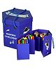 AKN TOYS Art Supplies Hexagonal Box 83Pcs Space  Theme Children Deluxe Art Drawing Crayon Color Set for Kids Case Foldable Art and Craft Supplies Drawing - ( PACK OF 1- COLOR MAY VARY )