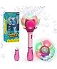 AKN TOYS Flowers Bubble Stick, Electronic Soap Bubble Machine Kids with Soap Bubble Solution/Battery/Light, 10000 Bubbles Outdoor Toy Kids- ( PACK OF 1- COLOR MAY VARY )