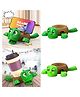 AKN TOYS 3D Print Turtle Coaster Home Decor Novelty Interactive Toy Coffee Cup Holder Dark Green- ( PACK OF 1- COLOR MAY VARY )