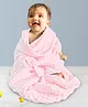 Mom's Home Baby Super Soft Absorbent Muslin 6 Layer Wash Towel L 100 x B 100 x H 2 cm - Light Pink