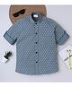 BAATCHEET Cotton Woven Full Sleeves Floral Printed Shirt - Blue
