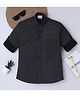 BAATCHEET Cotton Woven Full Sleeves Abstract Printed Shirt - Black