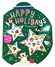 Happy Holidays Giant Drawing & Colouring Book - English