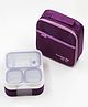 Rushabh Novelty Stainless Steel,Easy access compartments, leak proof, use for office, school and travelling Lunch Box 635-Purple