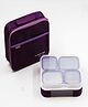 Rushabh Novelty Stainless Steel,Easy access compartments, leak proof, use for office, school and travelling Lunch Box 637-Purple