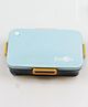Rushabh Novelty Stainless Steel,Easy access compartments, leak proof, use for office, school and travelling Lunch Box 2566-Blue