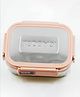Rushabh Novelty Stainless Steel,Easy access compartments, leak proof, use for office, school and travelling Lunch Box 6578-Peach