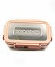Rushabh Novelty Stainless Steel,Easy access compartments, leak proof, use for office, school and travelling Lunch Box 6577-Peach
