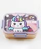 Rushabh Novelty Stainless Steel,Easy access compartments, leak proof, use for office, school and travelling Lunch Box 2532-Unicorn