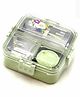 Rushabh Novelty Stainless Steel,Easy access compartments, leak proof, use for office, school and travelling Lunch Box 7138-Green