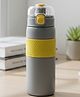 Rushabh Novelty Insulated , BPA Free, leakproof, hot and cold, bottle for school, college, office and travelling Water Bottle - 193-Grey  -550ml