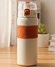 Rushabh Novelty Insulated , BPA Free, leakproof, hot and cold, bottle for school, college, office and travelling Water Bottle - 193-Cream  -550ml