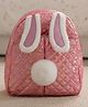 Rushabh Novelty School Bag 8379D-763-Pink-12 Inch-Rabbit Ears