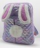 Rushabh Novelty School Bag 8379D-763-Purple-12 Inch-Rabbit Ears