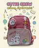 Rushabh Novelty School Bag 8027-Pink-12 Inch-Hello