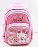 Rushabh Novelty Cute design, backpack for school, office, and travel, spacious compartments, bags for boys and girls School Bag 605B-16 Inch-Hello Kitty