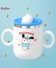 Kritiu Stainless Steel Sipper Bottle for Kids/Double Wall & Sipper Cups with Straw/Travelling Sipper Bottle for Kids - White-250ml