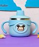 KRITIU Kritiu Stainless Steel Insulated Hot & Cold Sipper Bottle for Kids/Double Wall & Vacuuming/Sipper Cups with Straw/Travelling Water Bottle for Kids with Straw (260ml) - Skyblue