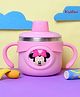 KRITIU Kritiu Stainless Steel Insulated Hot & Cold Sipper Bottle for Kids/Double Wall & Vacuuming/Sipper Cups with Straw/Travelling Water Bottle for Kids with Straw (260ml) - Pink