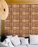 JAAMSO ROYALS Brown Wooden Peel & Stick Wallpaper (200 cm X 45 cm) -Pack of 1