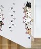 JAAMSO ROYALS Multicolor Cartoon Cat Self Adhesive Wall Sticker (30cm x 90cm)