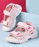 Cute Walk by Babyhug Velcro Closure Sandals With Applique - Pink