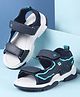 Cute Walk by Babyhug Velcro Closure Sandals - Navy Blue