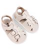 Cute Walk by Babyhug Booties with Velcro Closure - White