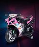 Power Puff R1 EV Battery Operated Ride on Bike With Music & Light - Pink