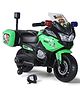 Ben-10 EV Battery Operated Ride on Bike-Green| With Music & Lights| Pre-loaded Music with USB & AUX| Easy to Assemble| Comfortable Seat| Easy to Operate| Rechargeable Battery| Balance Wheels