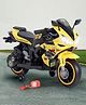 Batman R1 EV Battery Operated Ride on Bike - Yellow| Pre-loaded Music with USB & AUX| Lights| Easy to Assemble and Operate|Comfortable Seat| Toy for 12 Months to 4 Years Boys & Girls| Rechargeable