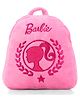 Barbie Soft Plush Backpack with Embroidery Pink - Height 12 Inches