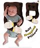 Kidcup Baby Hugging Pillow for Head Shaping Pillow - Brown