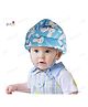 Kidcup Adjustable Cushioned Baby Safety Helmet Happy Blue(Print May Vary)