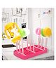 Kidcup Bottle Organizer Cum Drying Rack - Pink