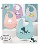 Kidcup Adjustable Snap Button Bib With Crumb Catcher (Colour & Design May Vary)