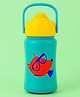 Rabitat Stainless Steel Play 3.0 Sipper Bottle with Fox Print Sea Green - 350 ml