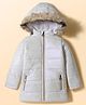 Pine Kids Cotton Woven Hoodies Full Sleeves Lavender 6-7 Years