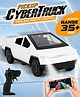 Fiddlerz Remote Control Car for kids 1:14 Scale RC Truck with Bluetooth App Control Lights and Sound Rechargeable Battery Multi-Directional RC Toy Car For Boys and Girls (White)