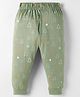 Ollypop Sinker Knit Full Length Lounge Pant with Triangle - Olive Green