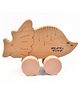 Nesta toys Wooden Dinosaur Pull Along Toy | Montessori Toys for Babies