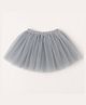 Tilism Woven Solid Tutu Skirt - Grey