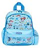 FunBlast Cartoon Theme Picnic Bag pack for Kids Height 10 Inches (Sky Blue)
