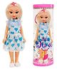 FunBlast Cute Doll Toy with Dress for Girls  Pack of 1 Random Color - Height 30 cm